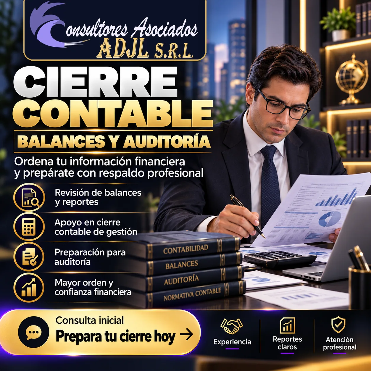 Cierre Contable, Balances y Auditoría